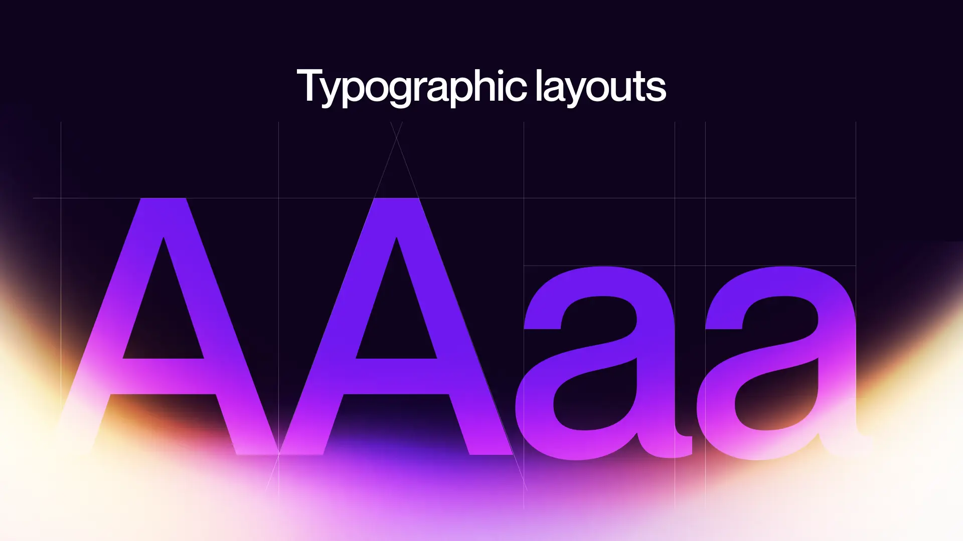 8. Typographic layouts