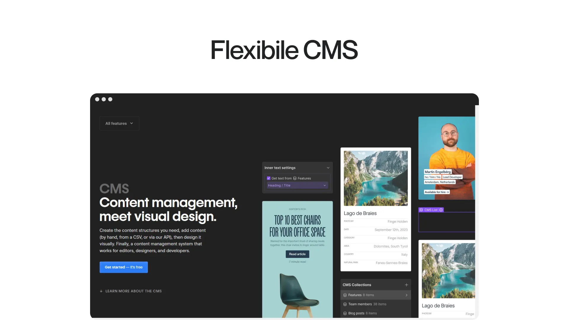 Flexible CMS