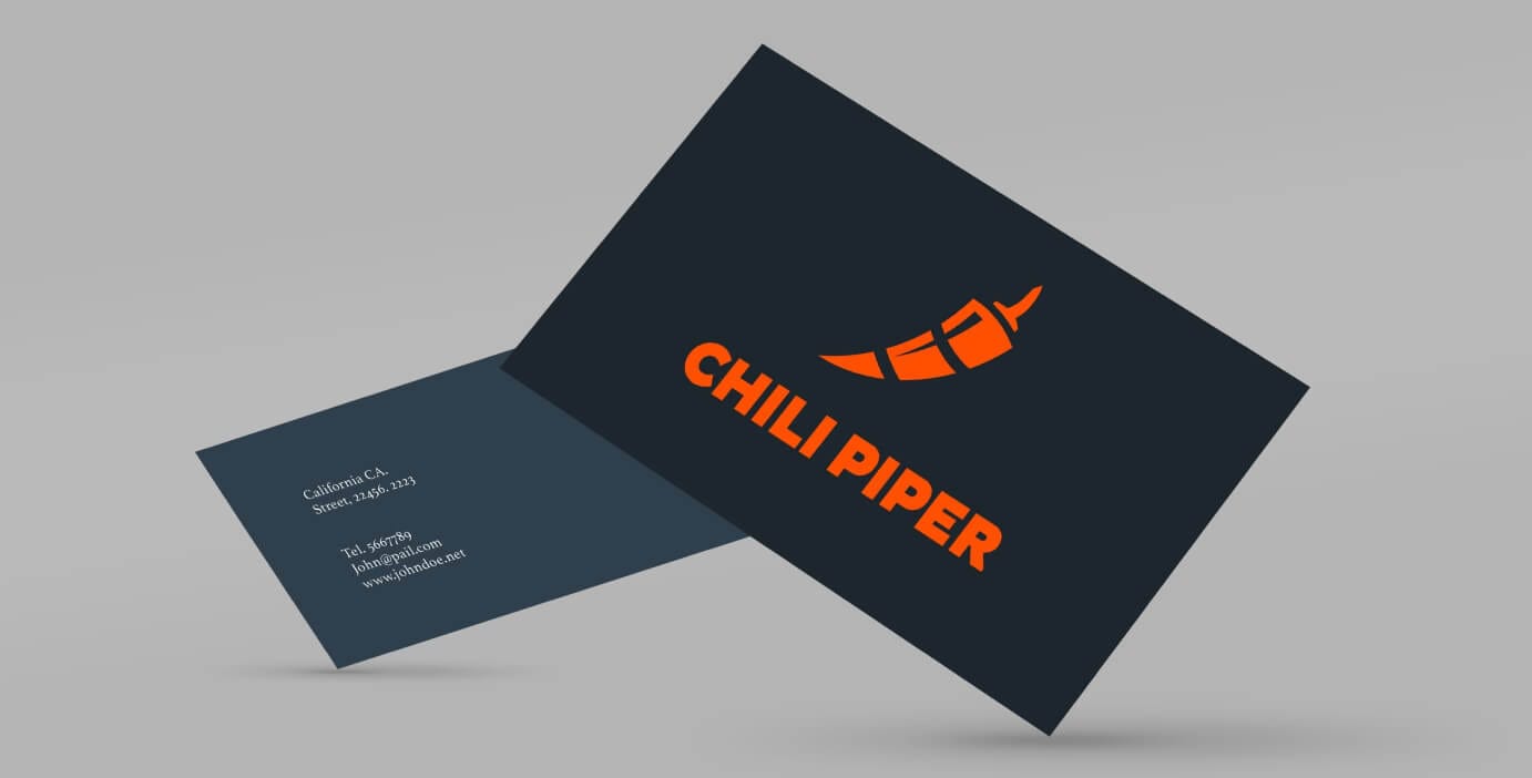 Chili Piper business card