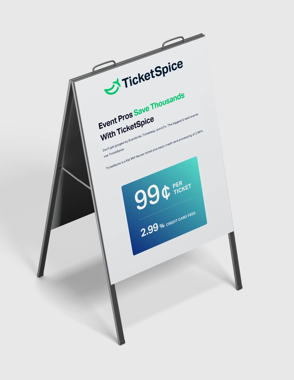 TicketSpice advertising