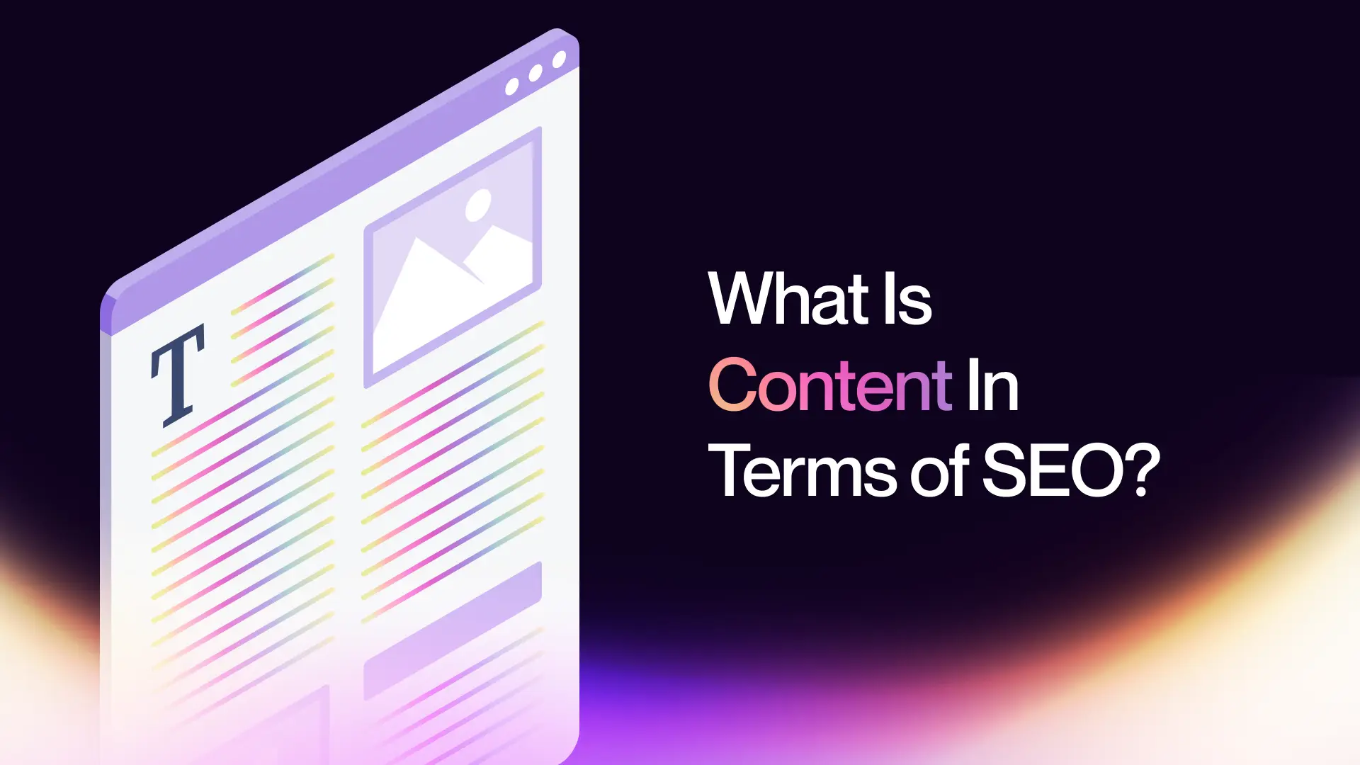 What Is Content In Terms of SEO?