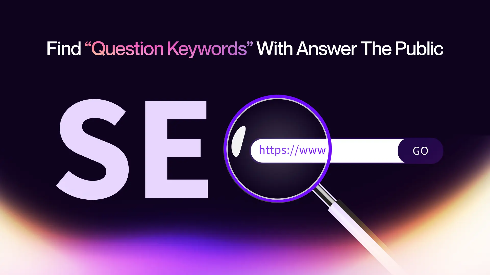 5. Find “Question Keywords” With Answer The Public