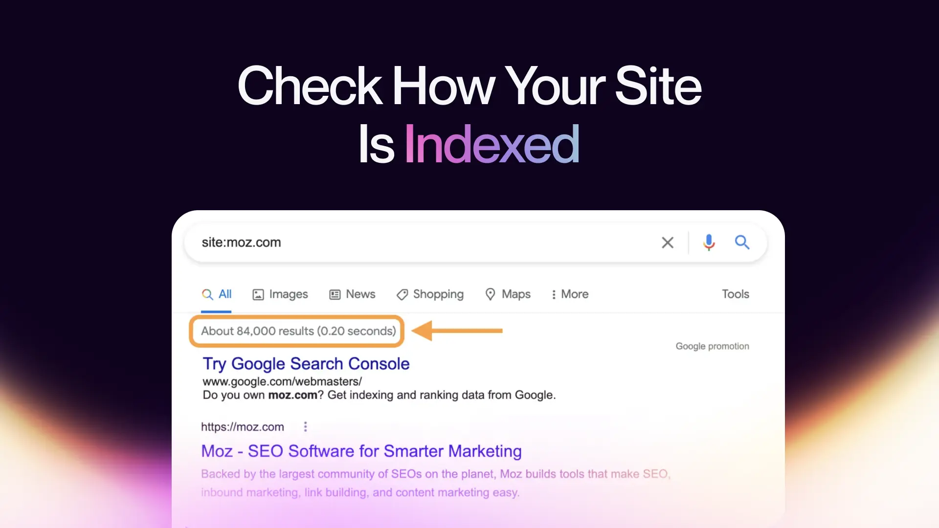 2. Check How Your Site is Indexed