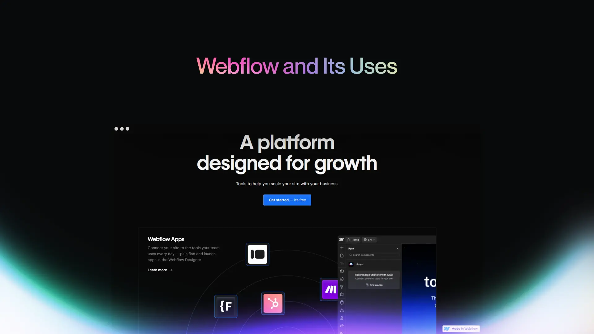 Webflow and Its Uses