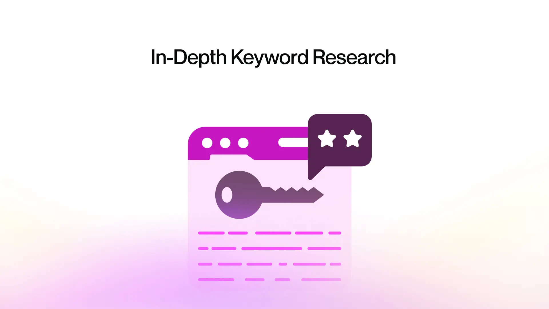 In-Depth Keyword Research