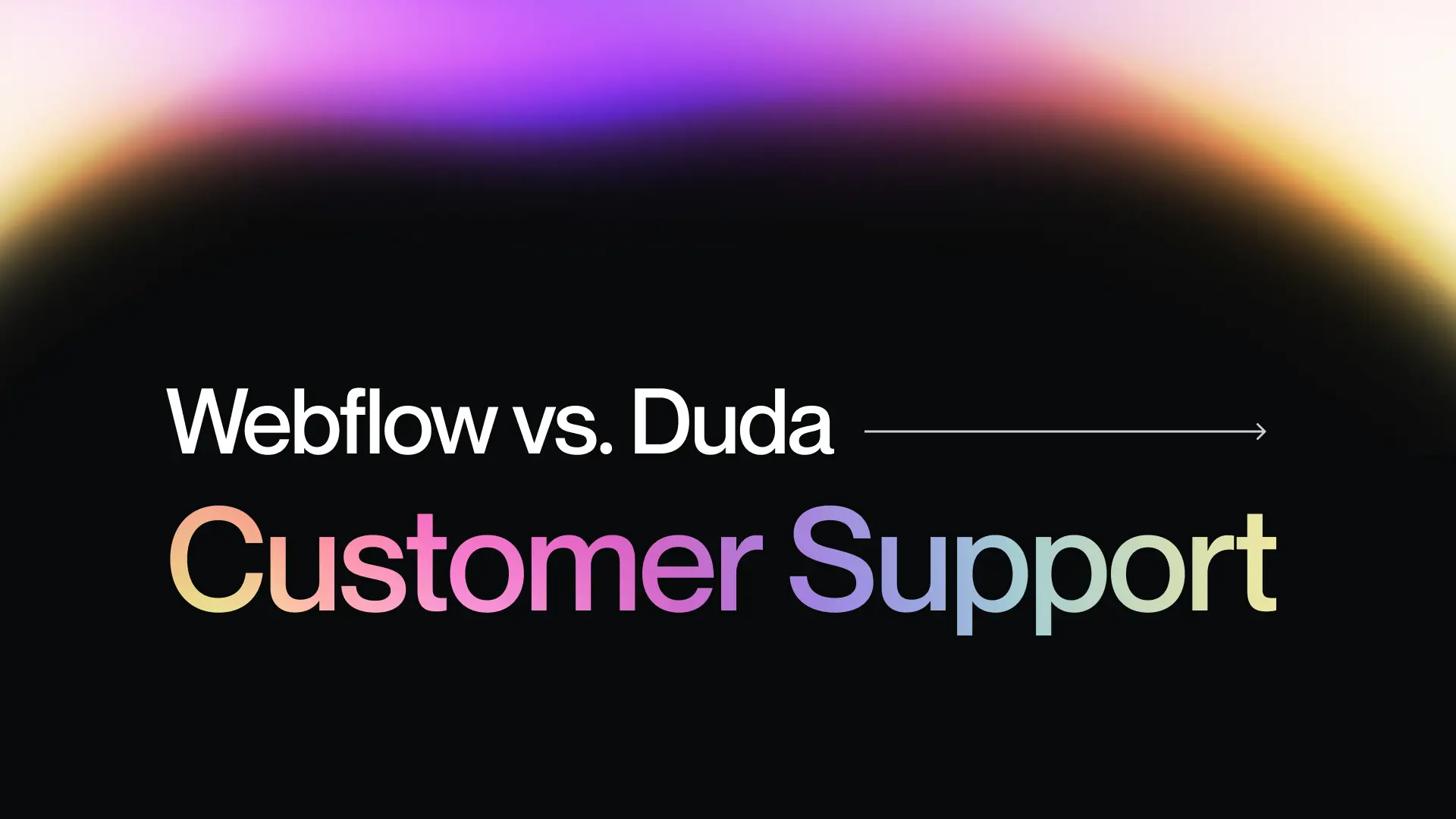 7. Webflow vs. Duda - Customer Support