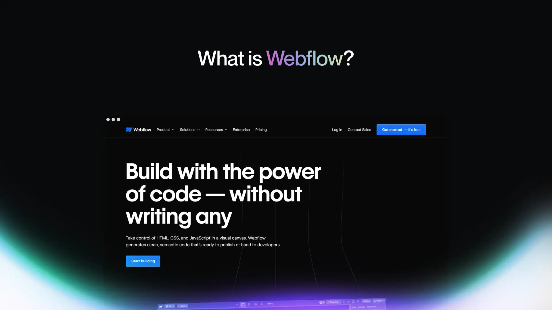 What is Webflow?