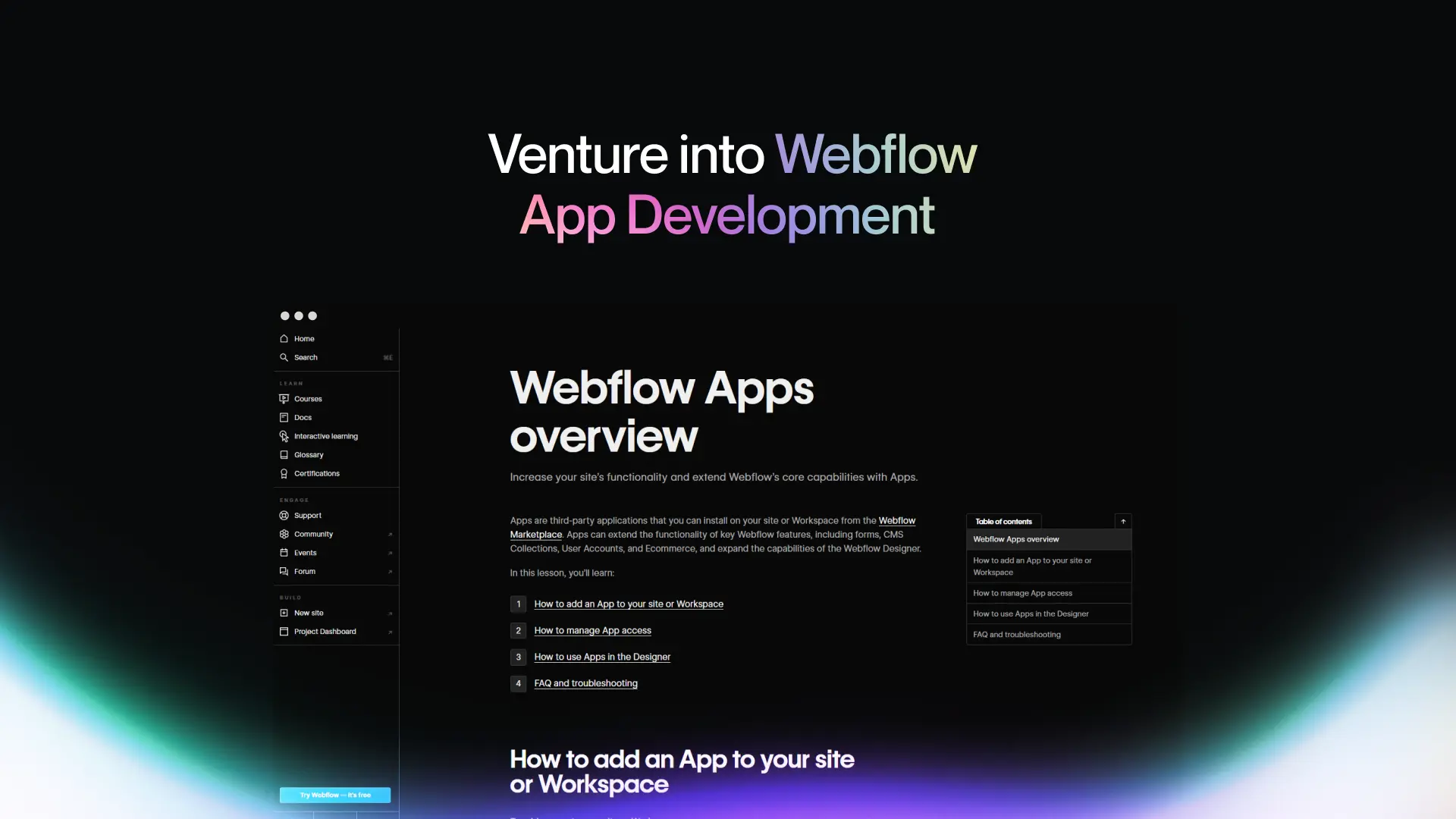 Reasons to Venture into Webflow App Development