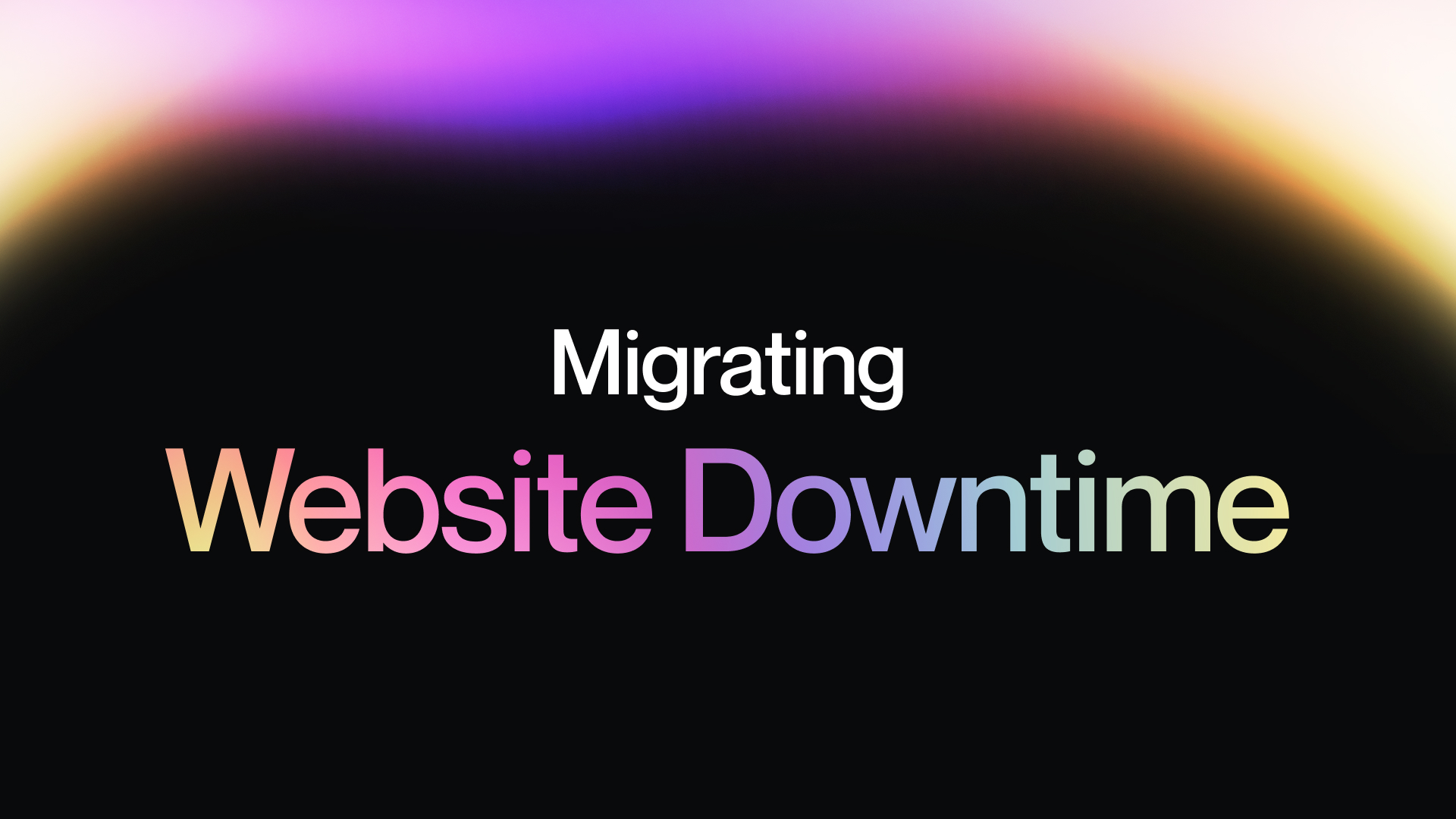 Mitigating Website Downtime