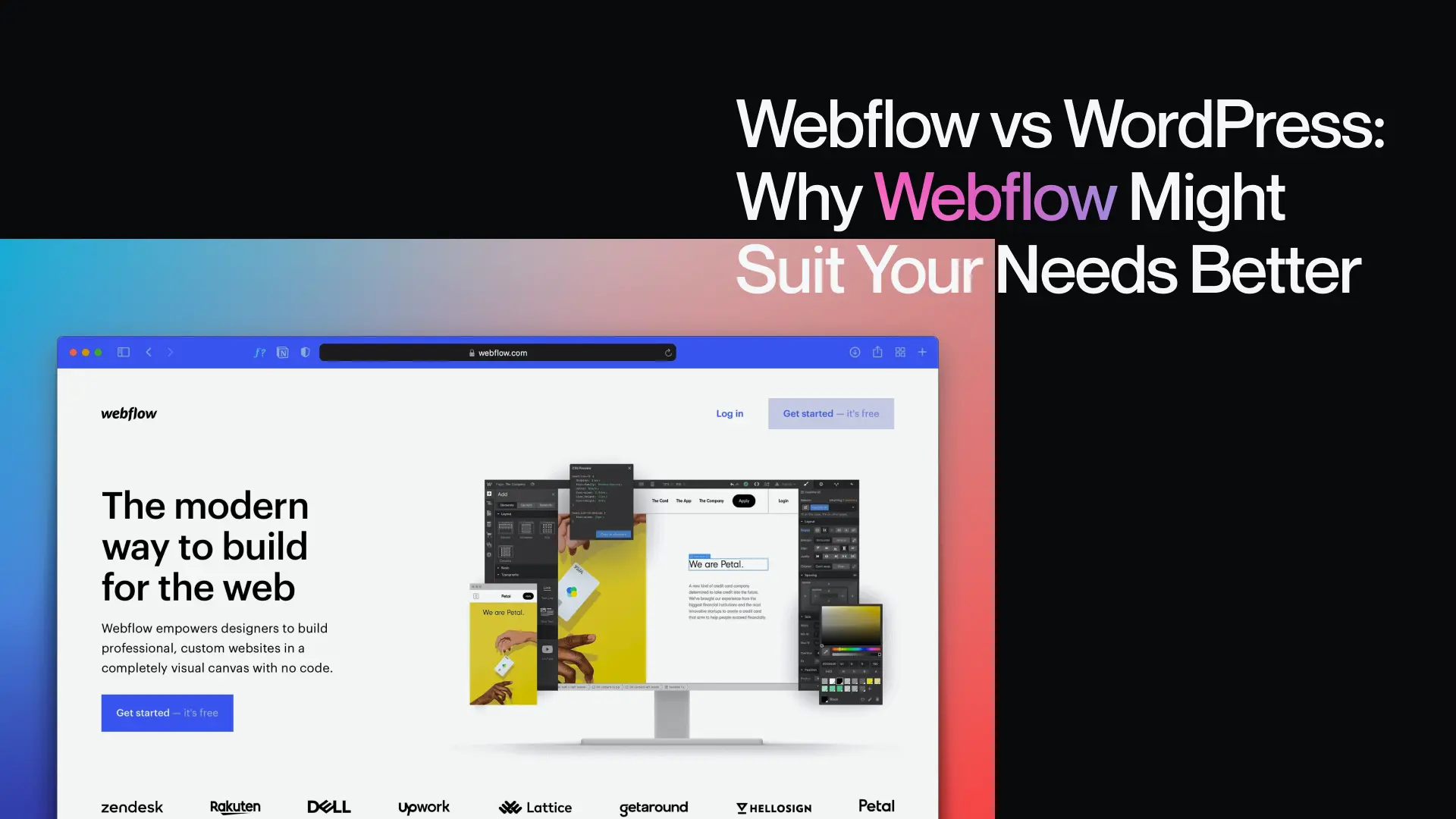 Webflow vs WordPress: Why Webflow Might Suit Your Needs Better